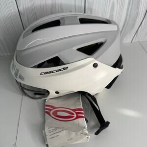 Cascade LX Womens Girls Lacrosse Helmet White Brand New With Tags NO BOX